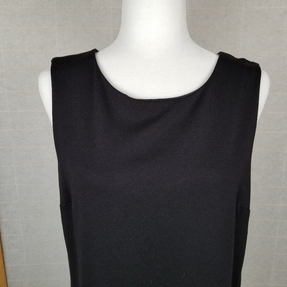 Dkny Solid Black Knit Top - image 3